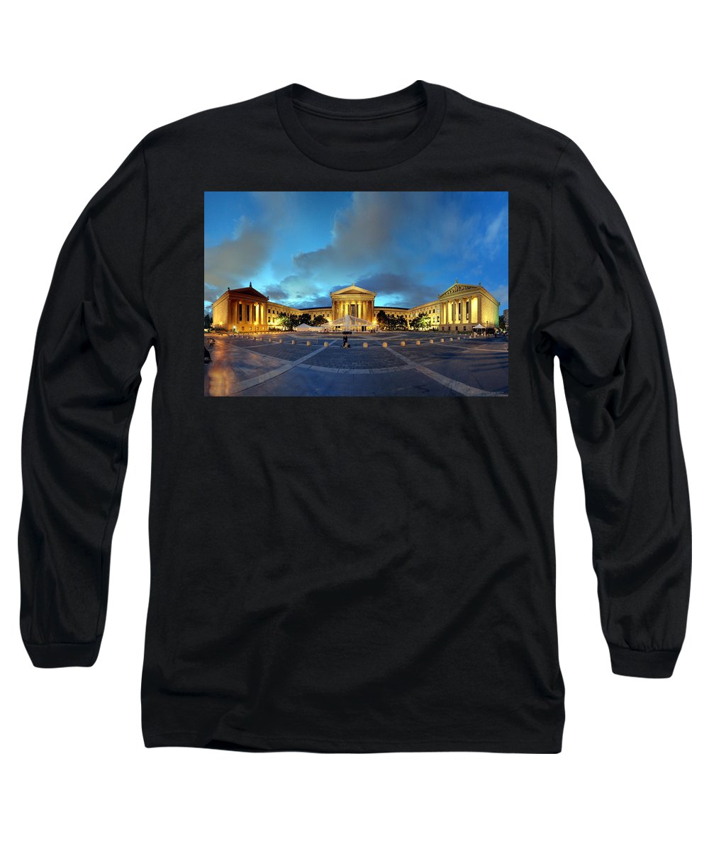 Panorama 1914 Philadelphia Museum of Art - Long Sleeve T-Shirt