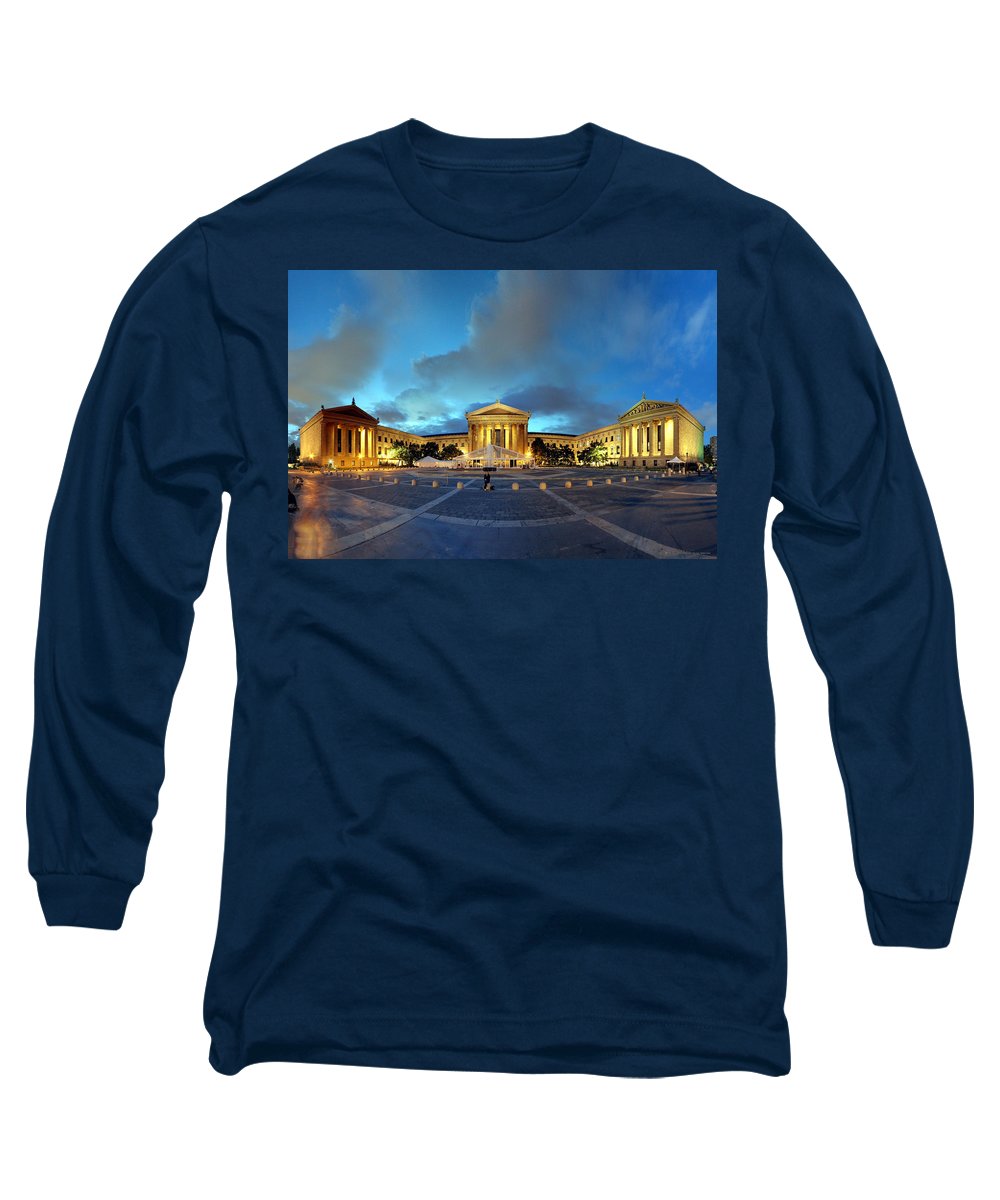 Panorama 1914 Philadelphia Museum of Art - Long Sleeve T-Shirt