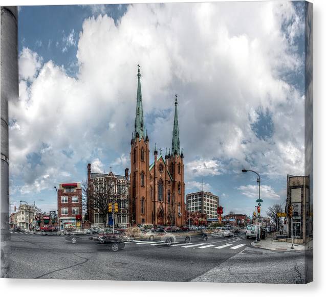Panorama 2066 Church of the Assumption - Canvas Print