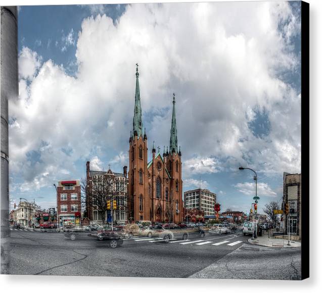 Panorama 2066 Church of the Assumption - Canvas Print
