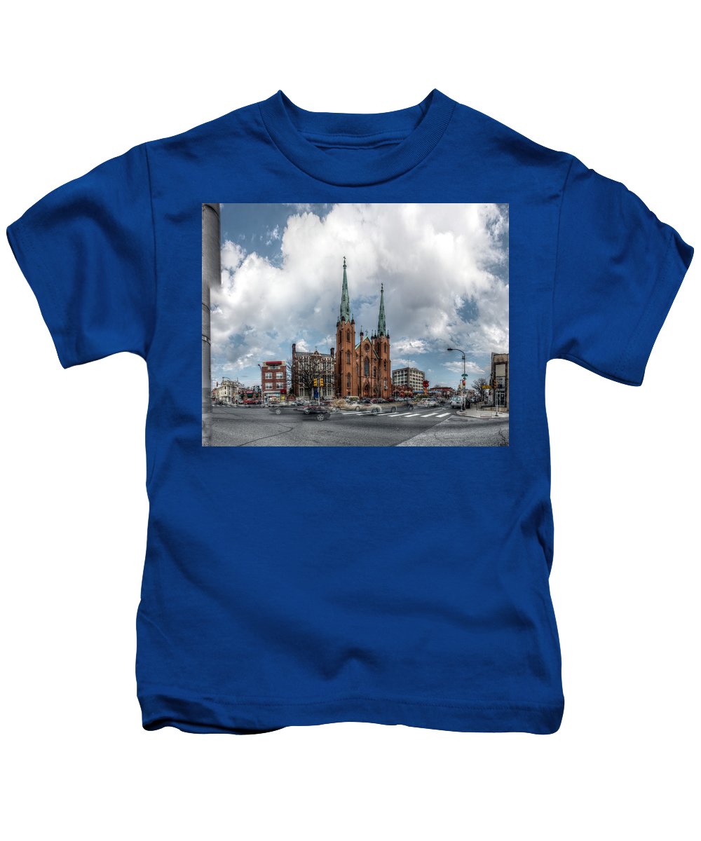 Panorama 2066 Church of the Assumption - Kids T-Shirt