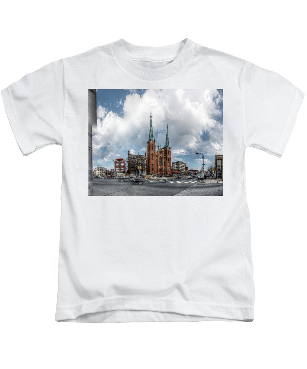 Panorama 2066 Church of the Assumption - Kids T-Shirt