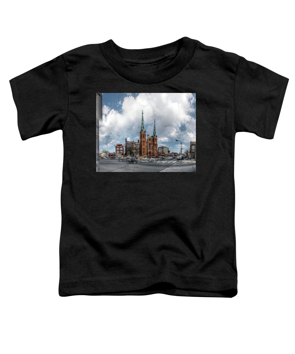 Panorama 2066 Church of the Assumption - Toddler T-Shirt