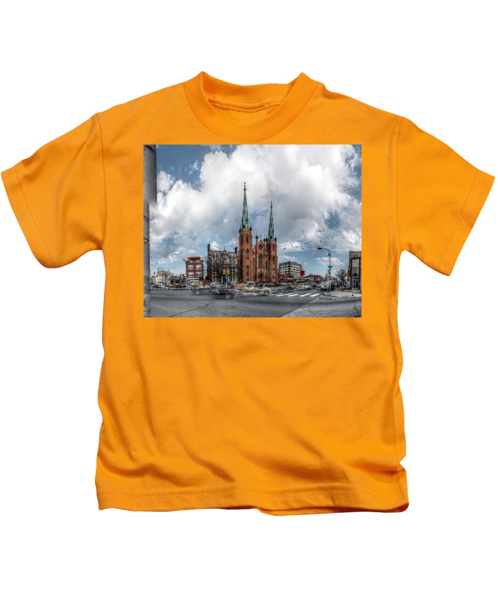 Panorama 2066 Church of the Assumption - Kids T-Shirt