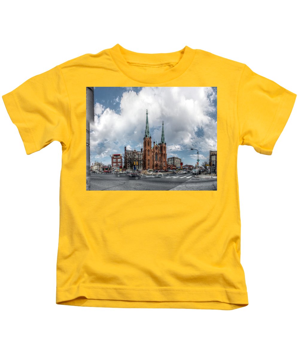 Panorama 2066 Church of the Assumption - Kids T-Shirt