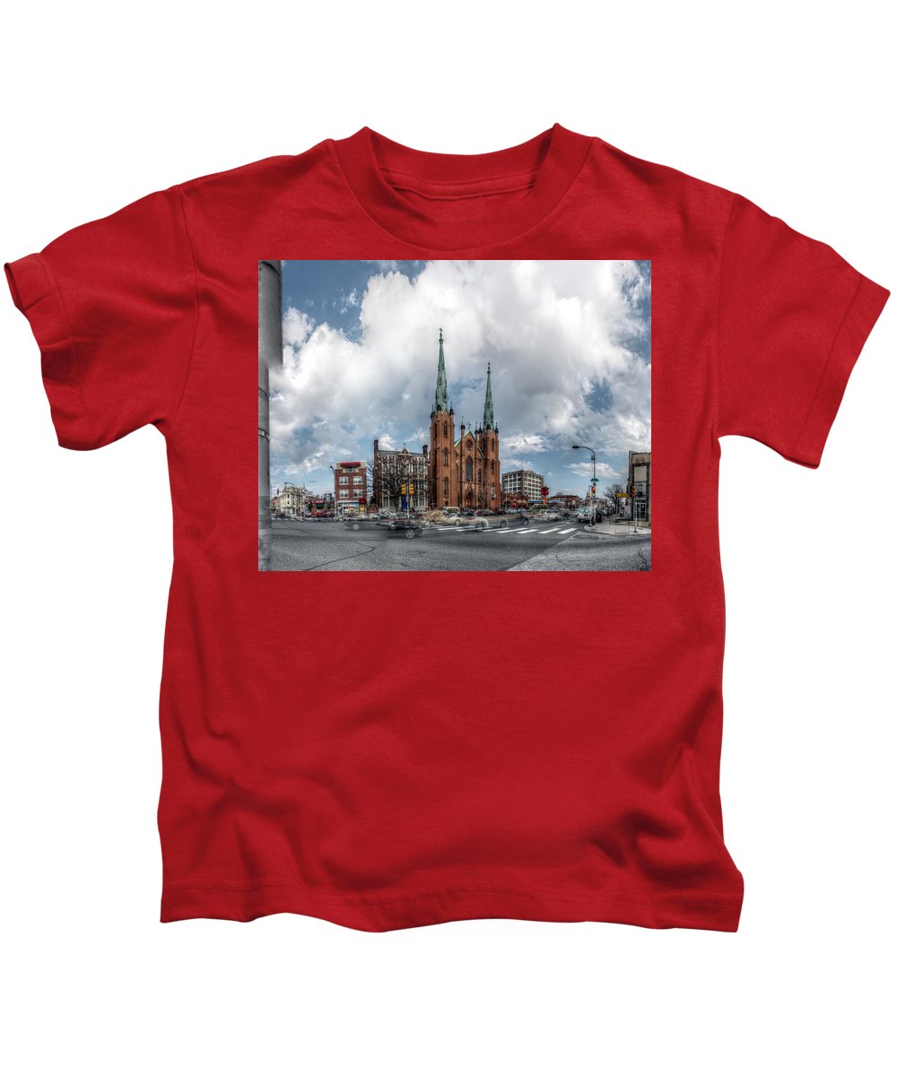 Panorama 2066 Church of the Assumption - Kids T-Shirt