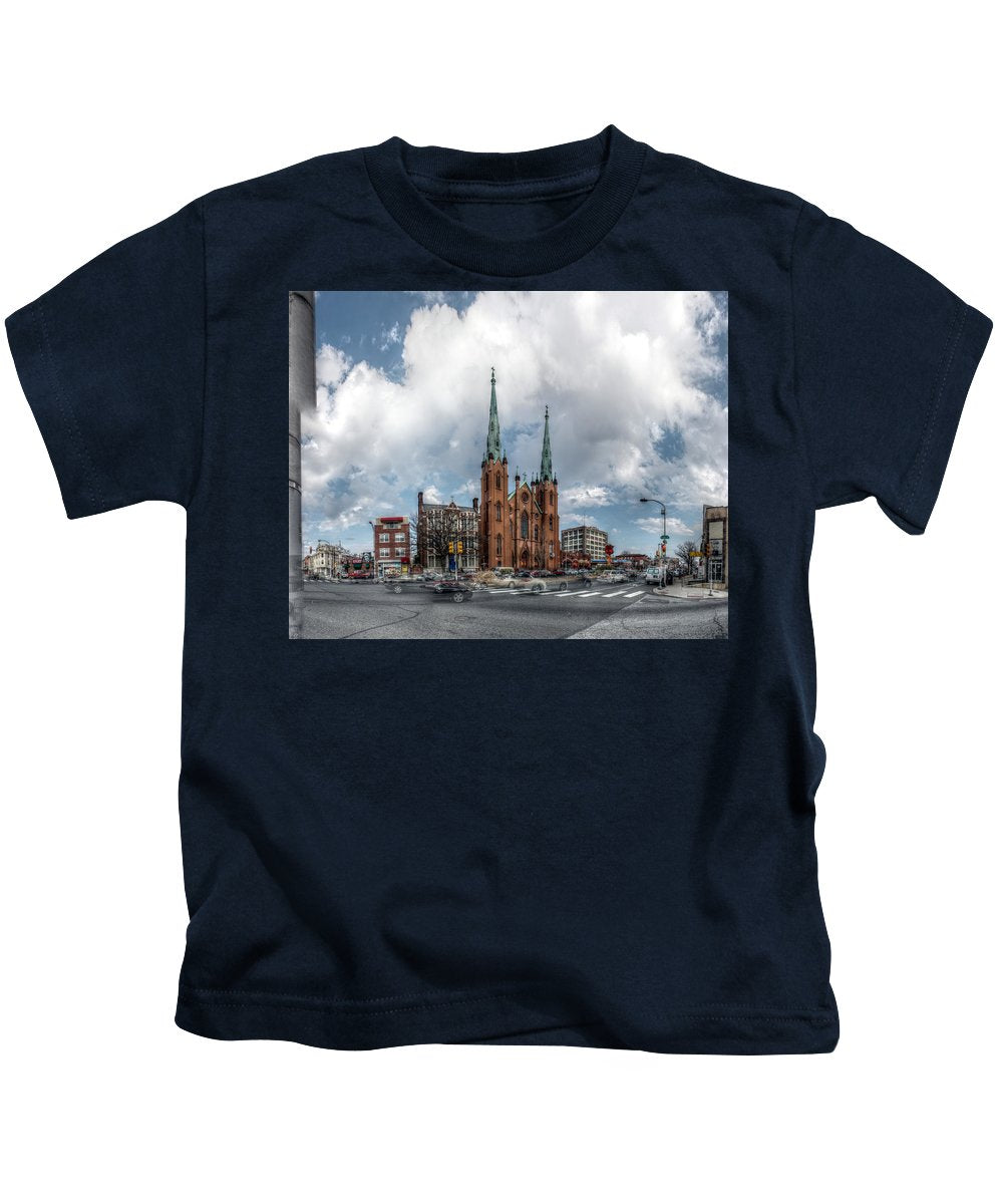 Panorama 2066 Church of the Assumption - Kids T-Shirt