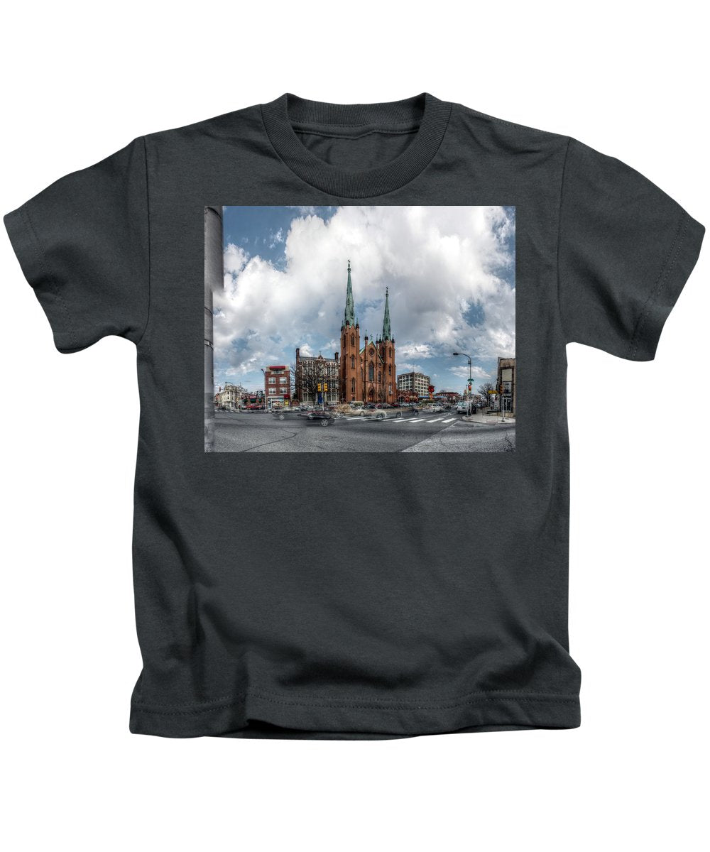 Panorama 2066 Church of the Assumption - Kids T-Shirt