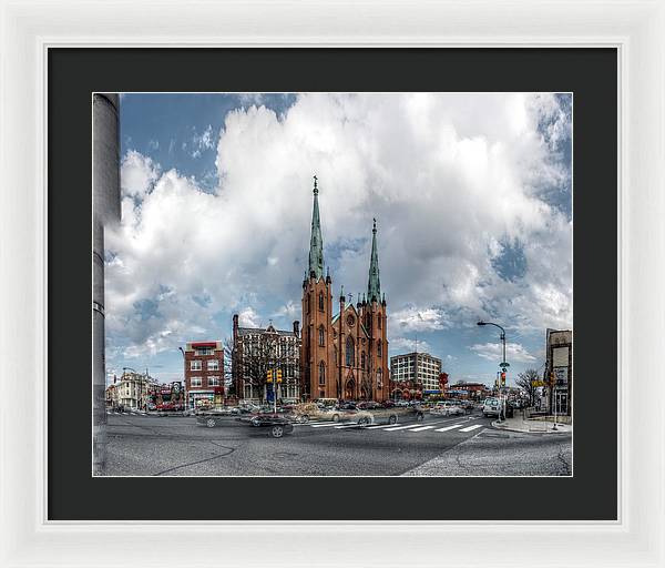 Panorama 2066 Church of the Assumption - Framed Print