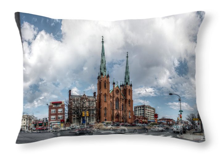 Panorama 2066 Church of the Assumption - Throw Pillow