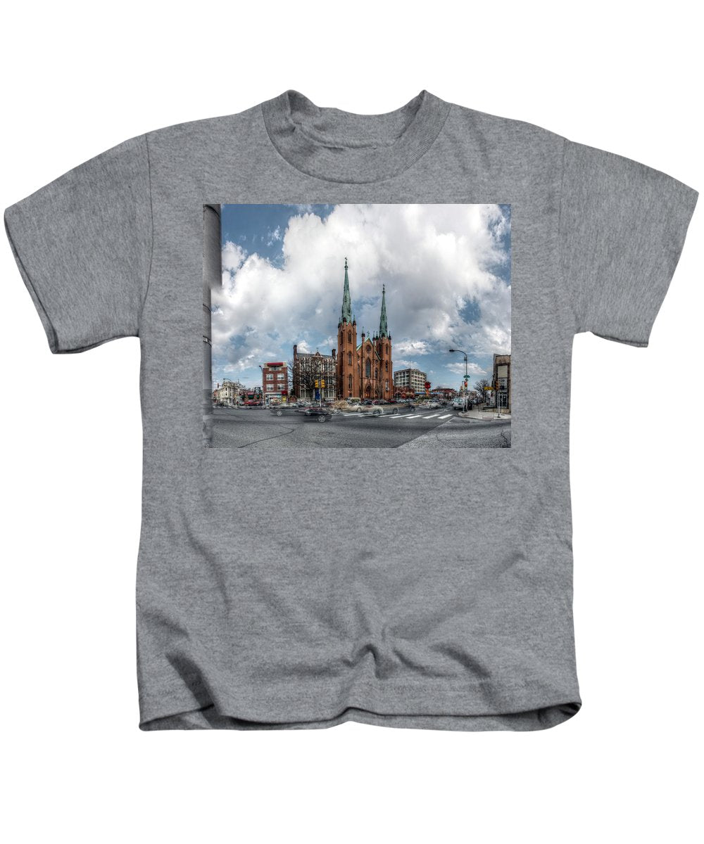 Panorama 2066 Church of the Assumption - Kids T-Shirt