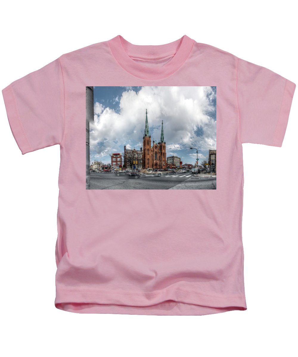 Panorama 2066 Church of the Assumption - Kids T-Shirt