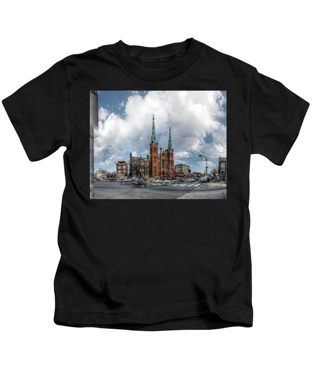 Panorama 2066 Church of the Assumption - Kids T-Shirt