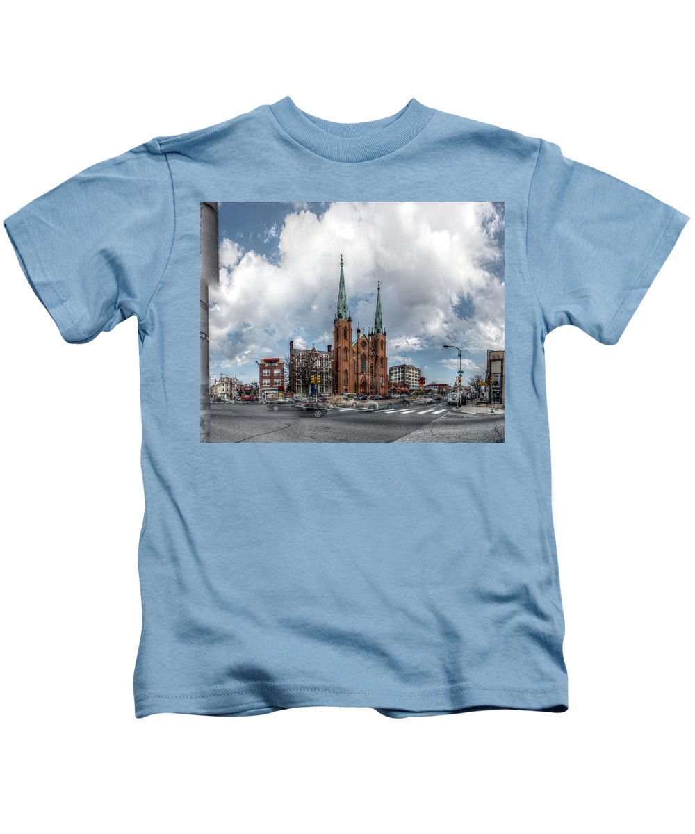 Panorama 2066 Church of the Assumption - Kids T-Shirt