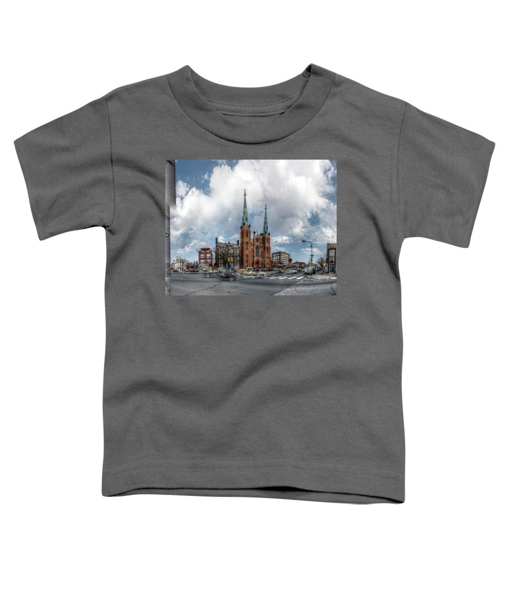 Panorama 2066 Church of the Assumption - Toddler T-Shirt