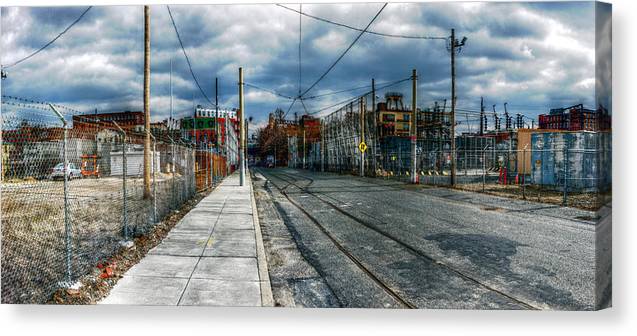 Panorama 2165 1100 Block of Noble Street - Canvas Print