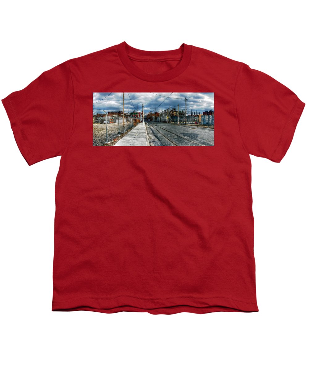 Panorama 2165 1100 Block of Noble Street - Youth T-Shirt