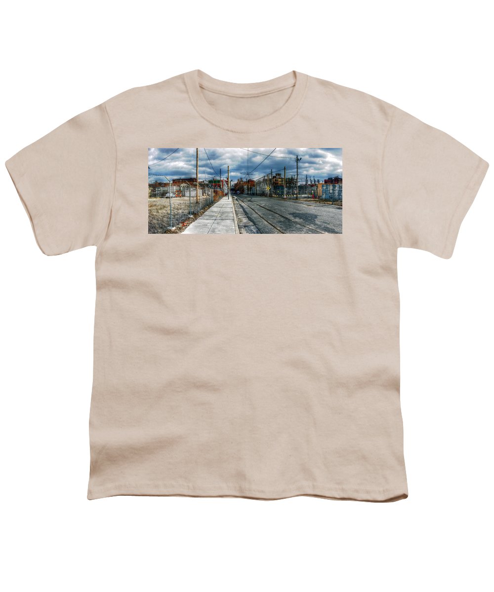 Panorama 2165 1100 Block of Noble Street - Youth T-Shirt