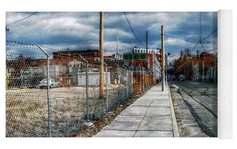 Panorama 2165 1100 Block of Noble Street - Yoga Mat