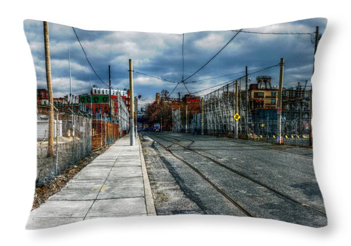 Panorama 2165 1100 Block of Noble Street - Throw Pillow
