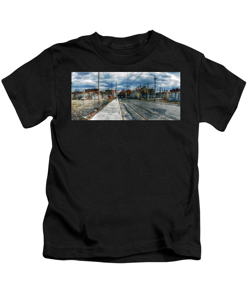Panorama 2165 1100 Block of Noble Street - Kids T-Shirt