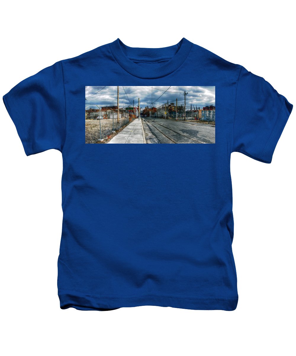 Panorama 2165 1100 Block of Noble Street - Kids T-Shirt