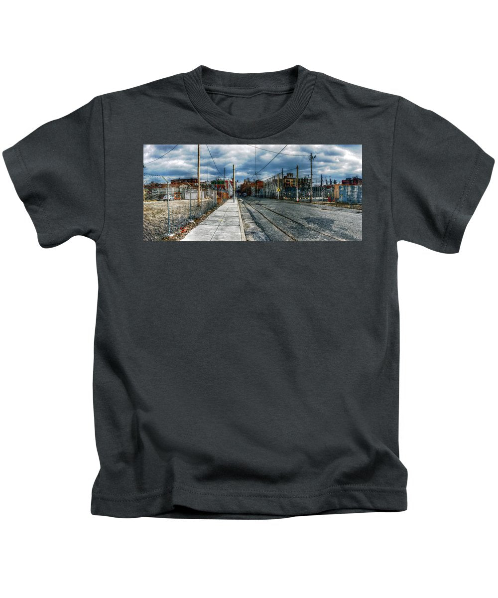 Panorama 2165 1100 Block of Noble Street - Kids T-Shirt