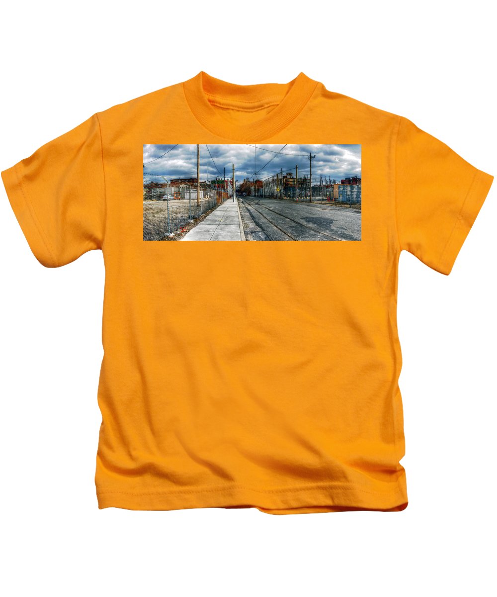 Panorama 2165 1100 Block of Noble Street - Kids T-Shirt