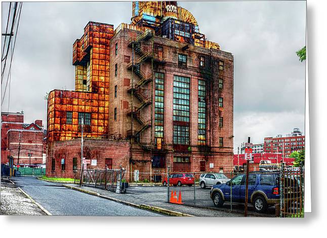 Panorama 2283 Willow Street Steam Plant - Greeting Card