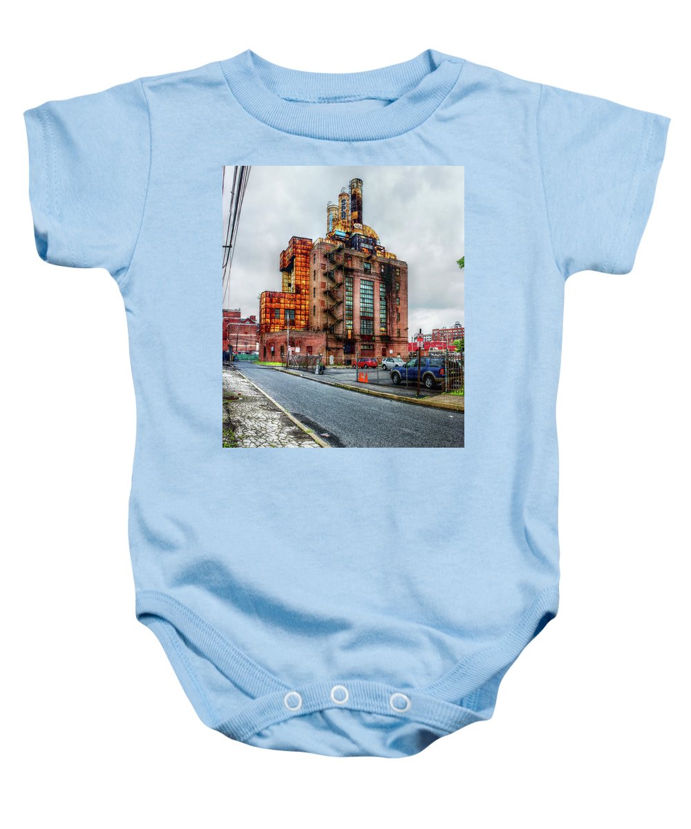 Panorama 2283 Willow Street Steam Plant - Baby Onesie