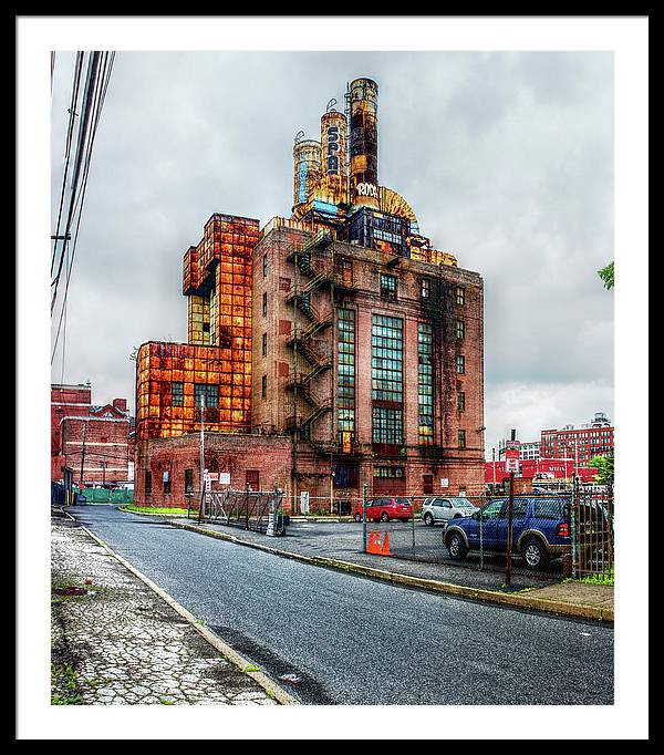 Panorama 2283 Willow Street Steam Plant - Framed Print