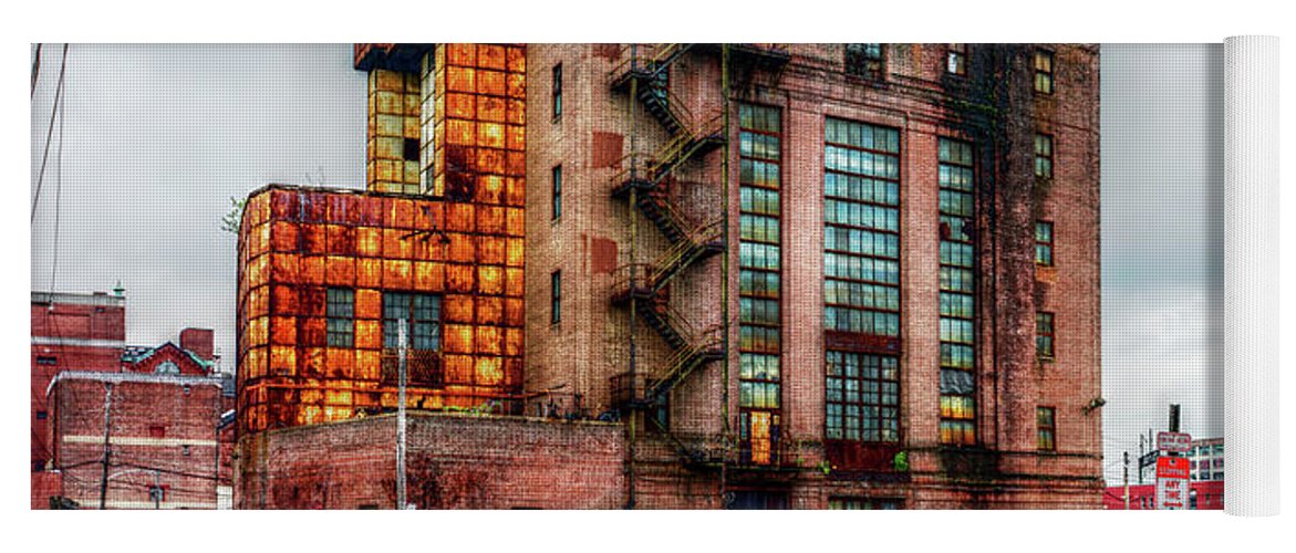 Panorama 2283 Willow Street Steam Plant - Yoga Mat