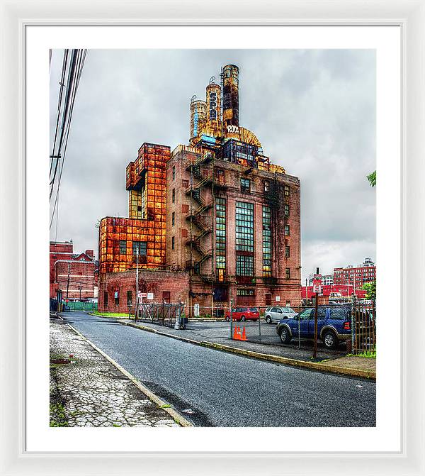 Panorama 2283 Willow Street Steam Plant - Framed Print