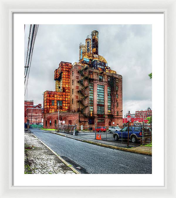 Panorama 2283 Willow Street Steam Plant - Framed Print