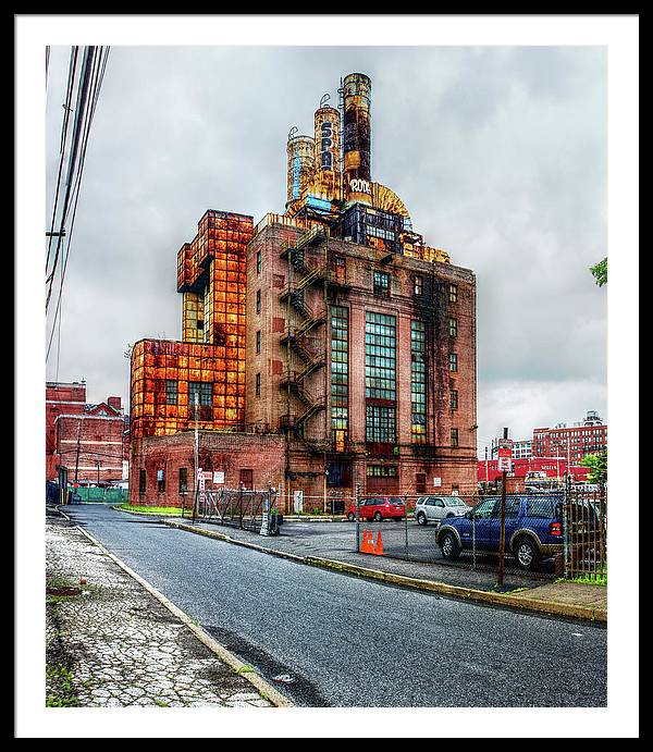Panorama 2283 Willow Street Steam Plant - Framed Print