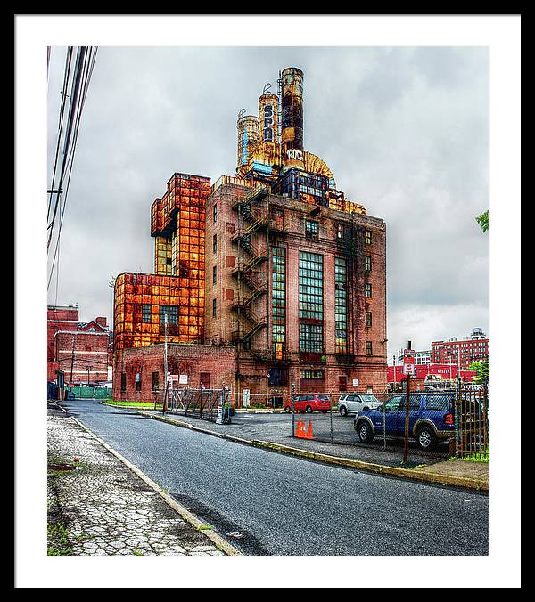 Panorama 2283 Willow Street Steam Plant - Framed Print