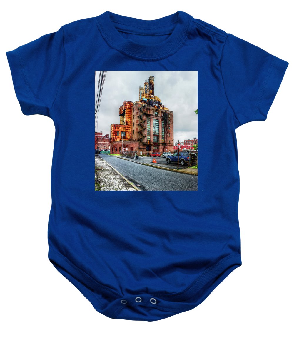 Panorama 2283 Willow Street Steam Plant - Baby Onesie
