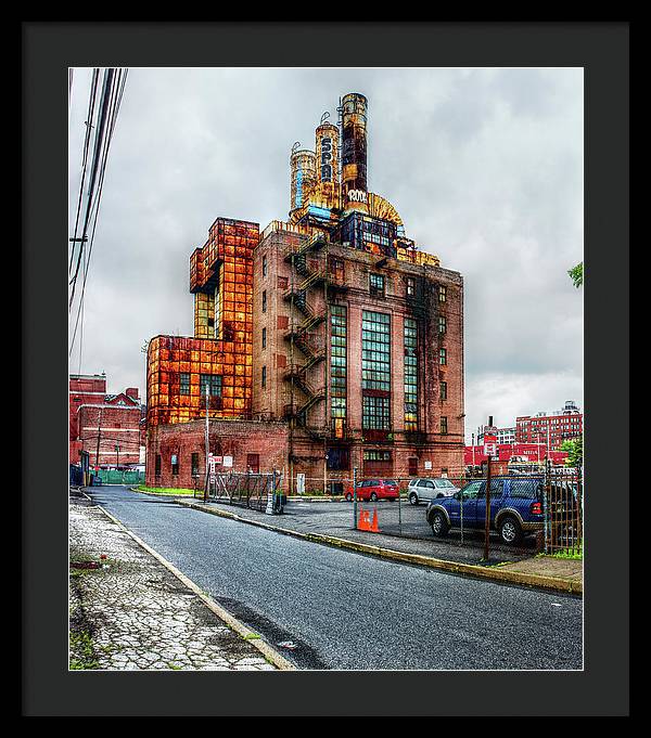 Panorama 2283 Willow Street Steam Plant - Framed Print