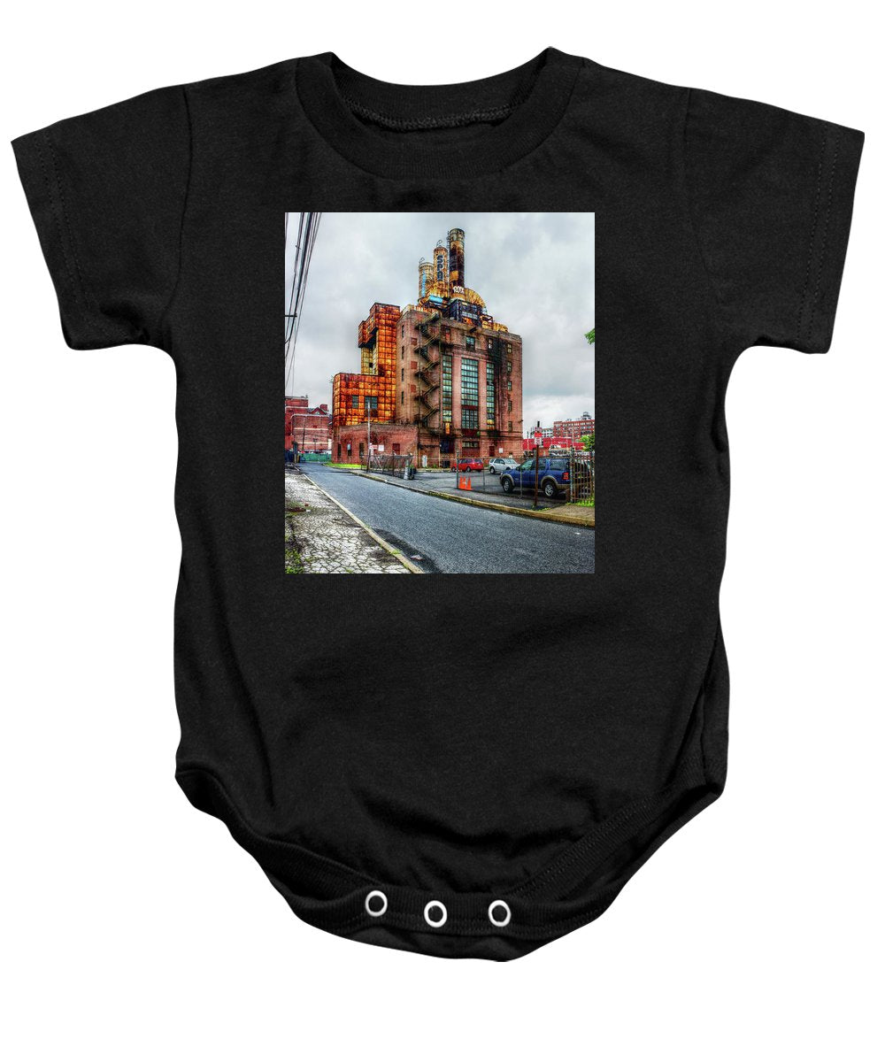 Panorama 2283 Willow Street Steam Plant - Baby Onesie