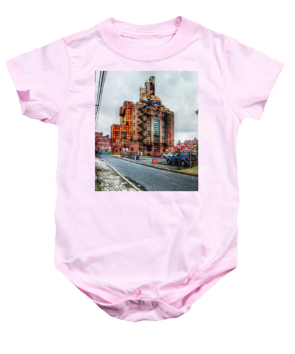 Panorama 2283 Willow Street Steam Plant - Baby Onesie