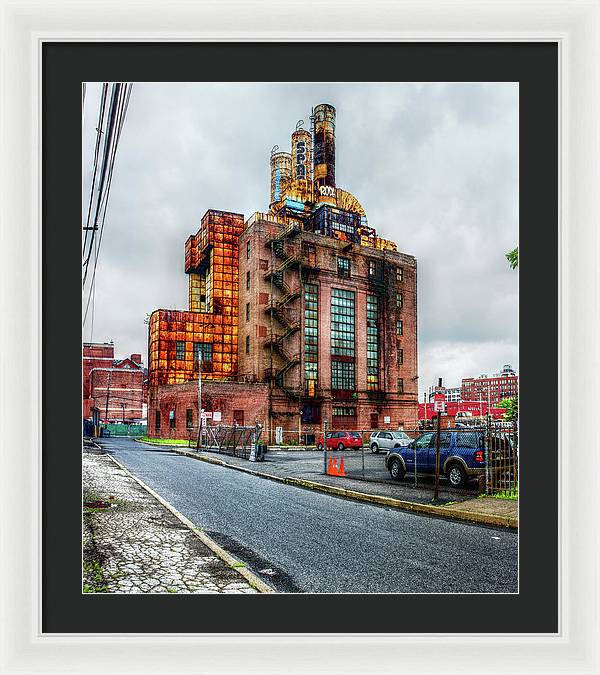 Panorama 2283 Willow Street Steam Plant - Framed Print