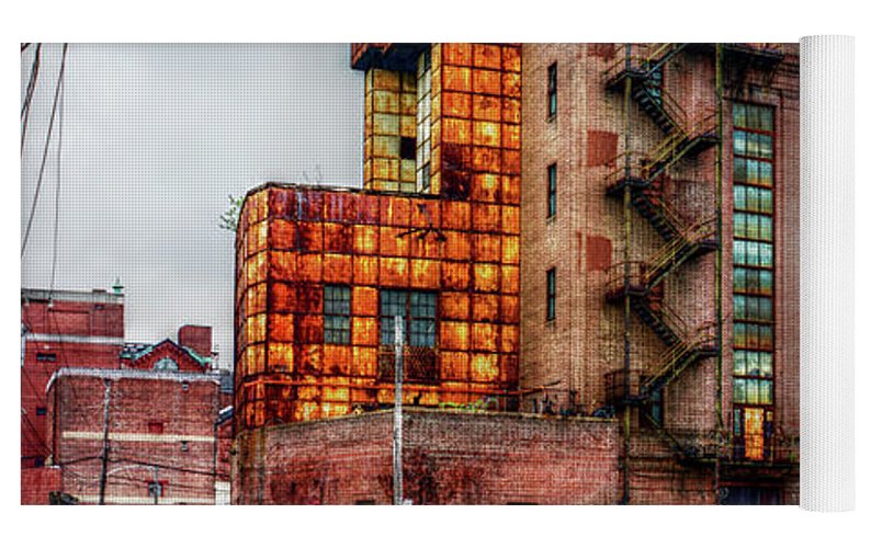 Panorama 2283 Willow Street Steam Plant - Yoga Mat