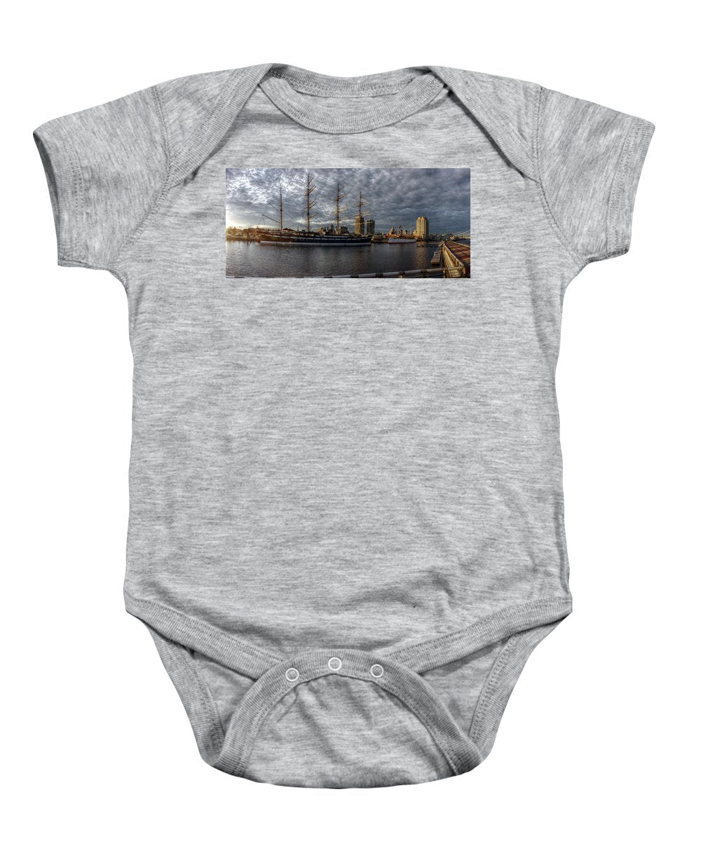 Panorama 2402 Moshulu and Olympia - Baby Onesie