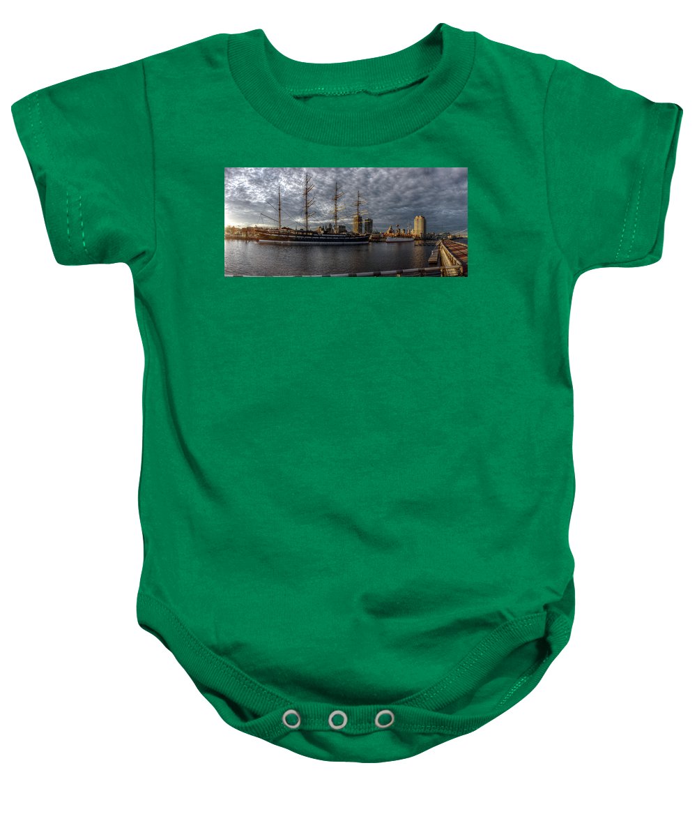 Panorama 2402 Moshulu and Olympia - Baby Onesie