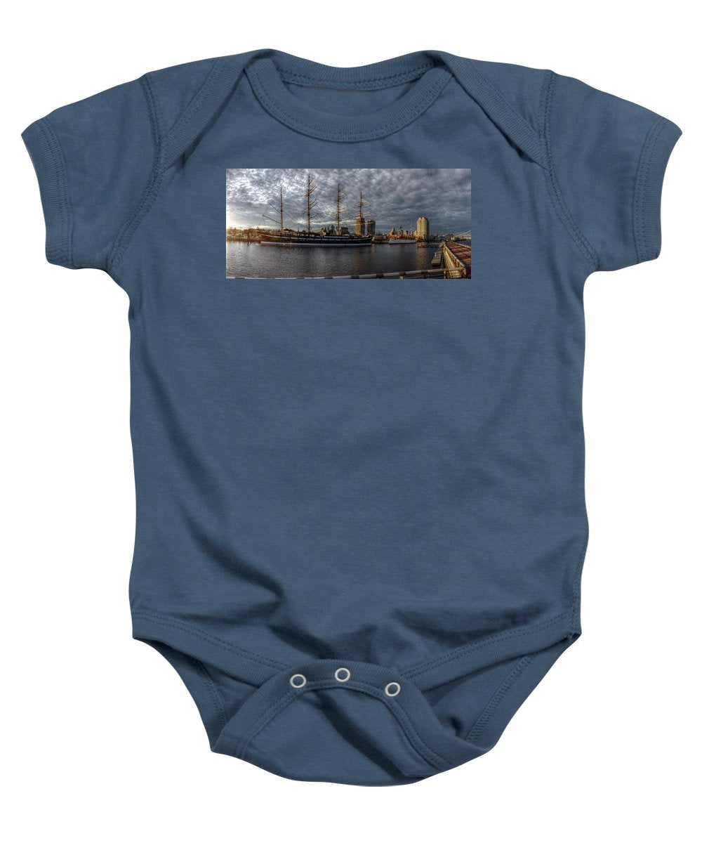 Panorama 2402 Moshulu and Olympia - Baby Onesie
