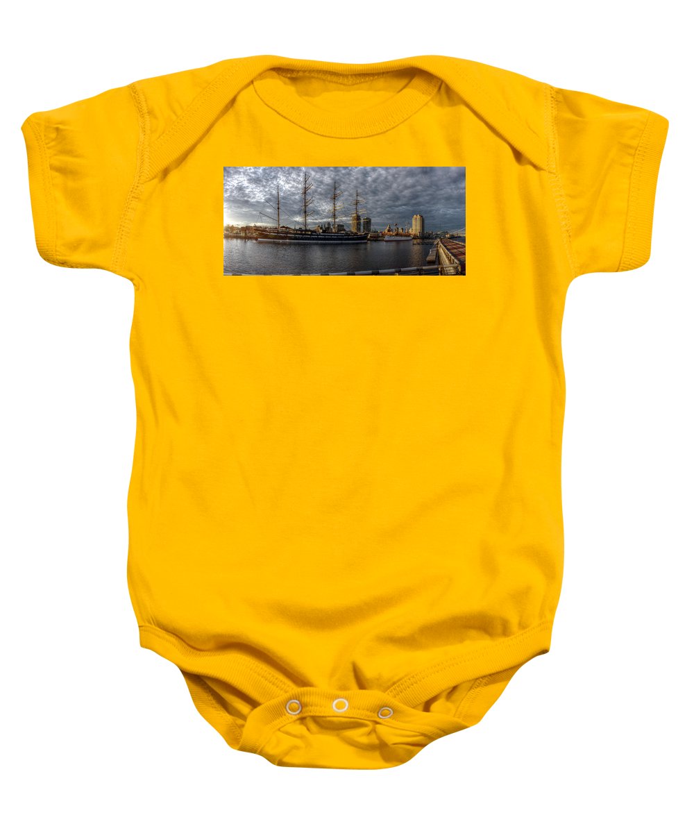 Panorama 2402 Moshulu and Olympia - Baby Onesie