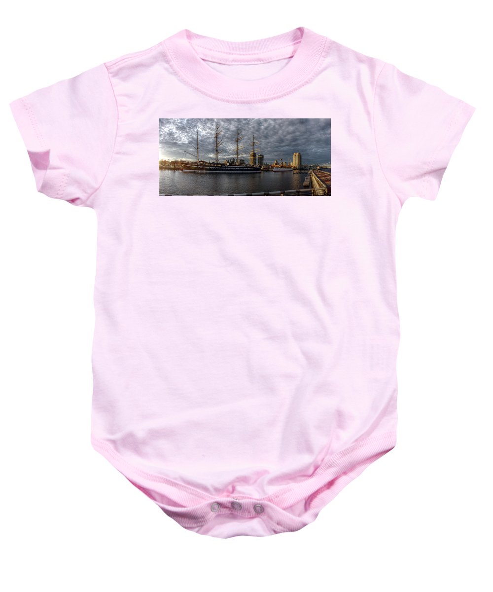 Panorama 2402 Moshulu and Olympia - Baby Onesie