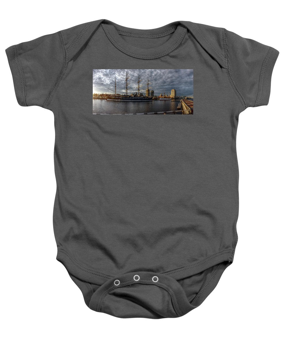 Panorama 2402 Moshulu and Olympia - Baby Onesie