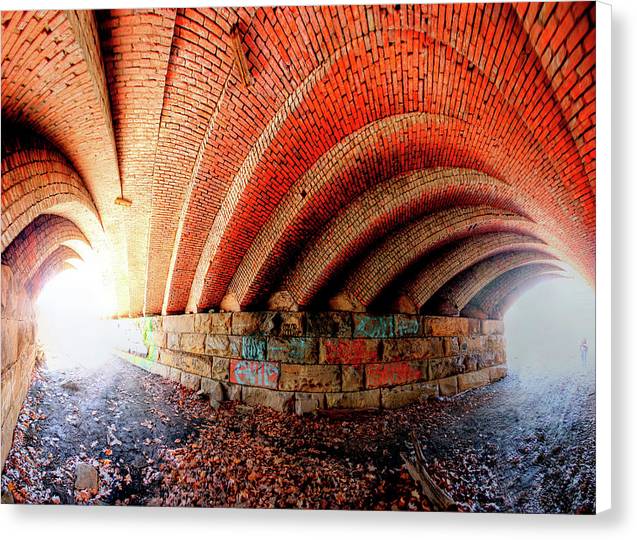 Panorama 2570 Abdondoned Bridge - Canvas Print