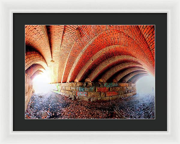 Panorama 2570 Abdondoned Bridge - Framed Print